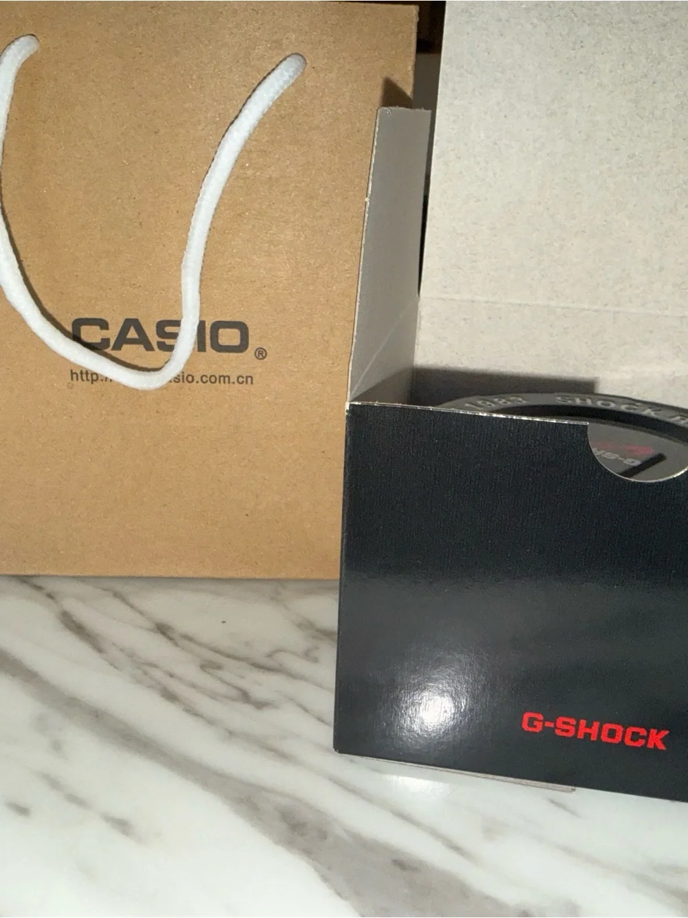 🤍🖤BRAND NEW Casio G-Shock White Analog-Digital Watch with Black Dial 🖤🤍